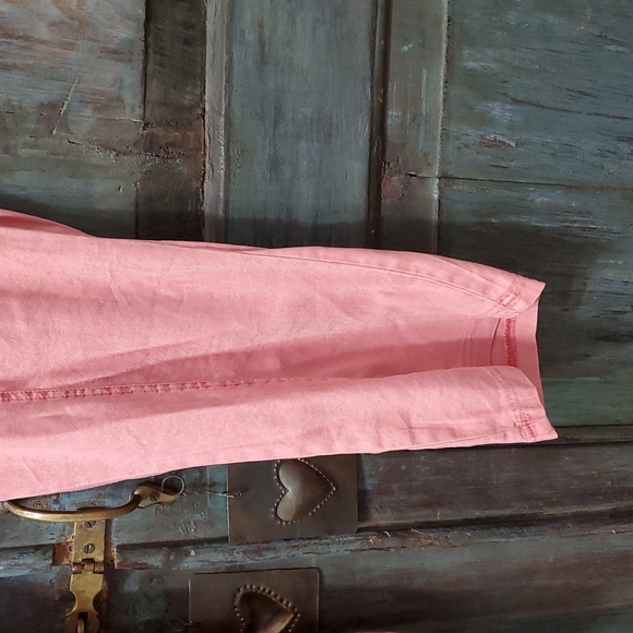 XCVI Linen Blend Casual Pull-On Pant in Dusty Pink, Size XLarge, NWOT - Picture 7 of 11